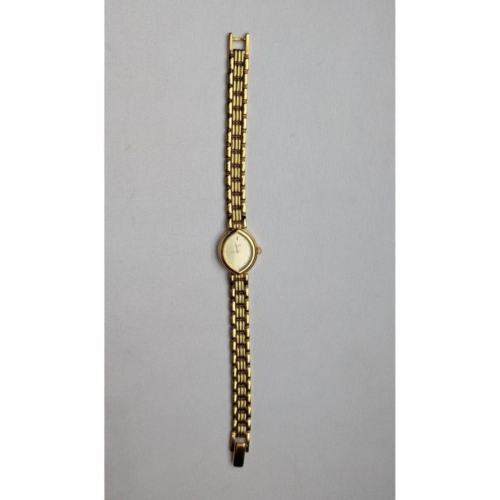 Citizen Quartz Watch Vintage Gold Plated Women's Marquise Case Champagne Dial - Picture 9 of 13
